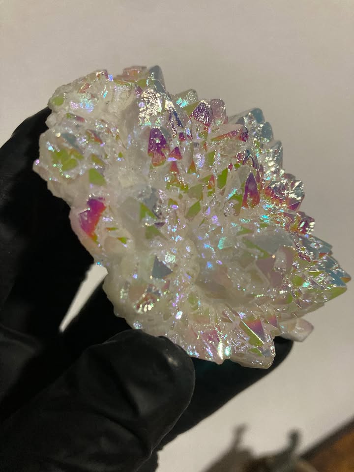 Drusa cuarzo Aura