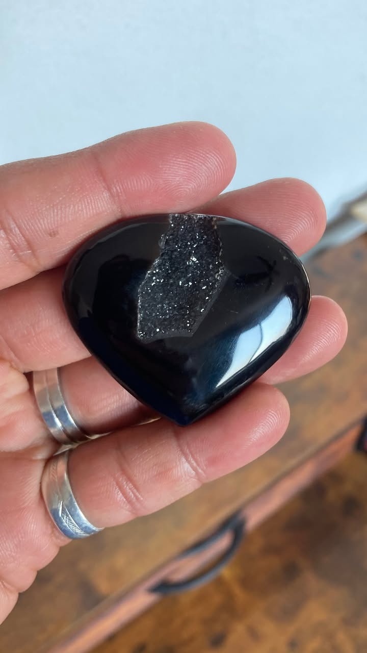 Cabujón de Ágata Druzy (Incluye base de acrílico)