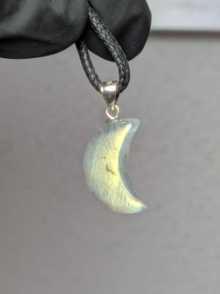💎✨Dije Piedra Luna - Sujetador de Plata .925