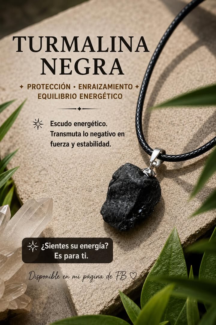 🖤 Turmalina Negra en bruto