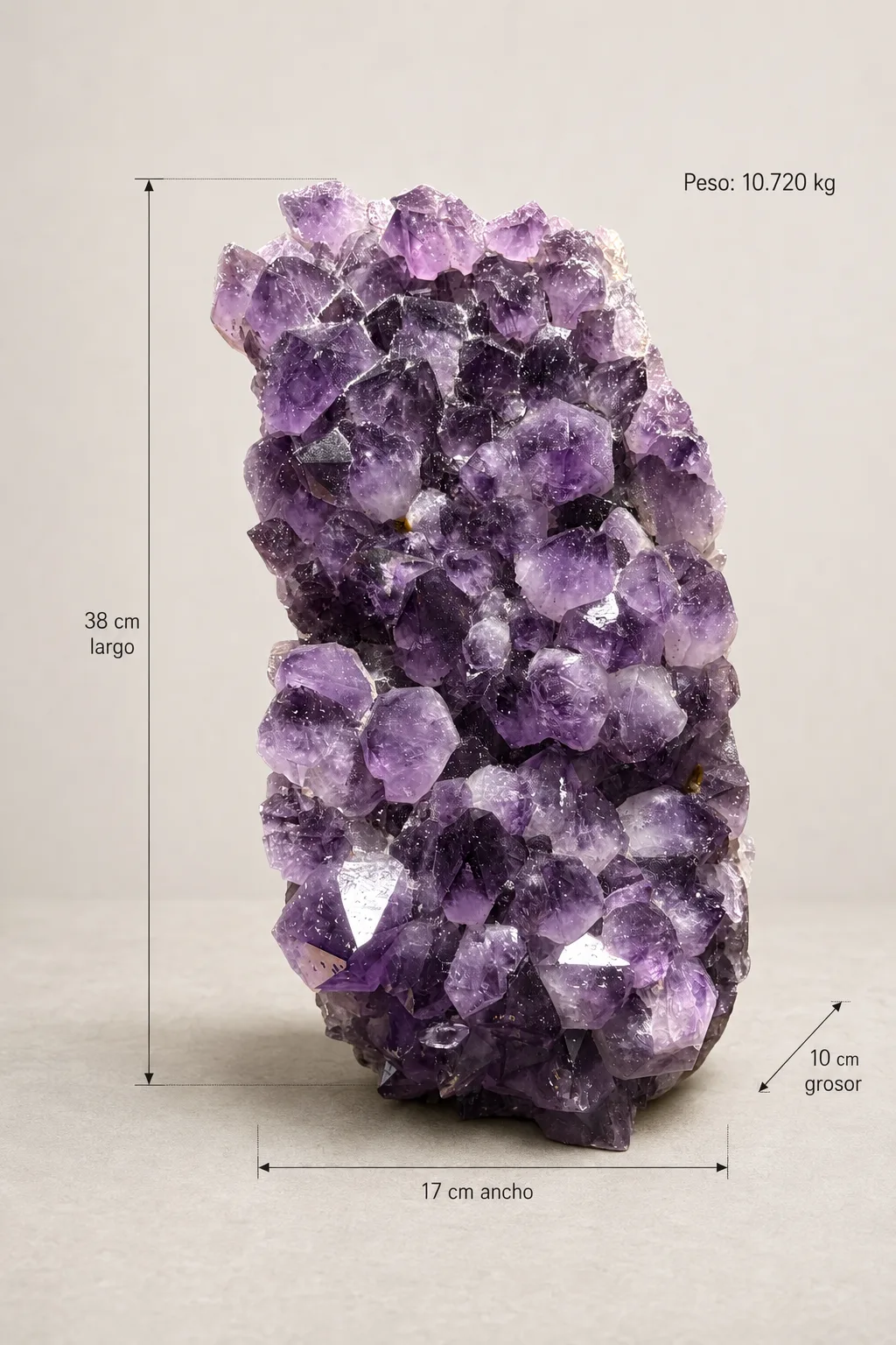 Fotografía 4 de Drusa Amatista Natural de casi 11 Kilos